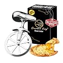 Gourmet Easy Pizza Cutter Unicycle Wheel Nonslip Easy Glide Stainless Steel