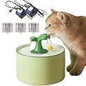 Ceramic Cat Water Fountain, 1000ml Pet Drinking Fountain for Cats, 25db Silent Automatic Cat Fountain - Ideal for Cat Lovers