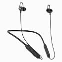GOVO GOKIXX 421 Bluetooth Wireless Neckband in Ear Earphone with Mic, 10H Long Battery, 10mm Drivers, Magnetic Earbuds, Integrated Controls &amp; Lightweight Design (Platinum Black)