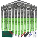 Gowolf Cross Corded Golf Grips for Men, Multi-compound Hybrid Golf Club Grips 13 Pack with Tape or Full Regripping Kit, Low Taper Design for Better Control & Non-slip Performance