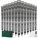 Gowolf Cross Corded Golf Grips for Men, Multi-compound Hybrid Golf Club Grips 13 Pack with Tape or Full Regripping Kit, Low Taper Design for Better Control & Non-slip Performance