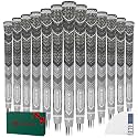 Gowolf Cross Corded Golf Grips for Men, Multi-compound Hybrid Golf Club Grips 13 Pack with Tape or Full Regripping Kit, Low Taper Design for Better Control & Non-slip Performance