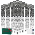Gowolf Cross Corded Golf Grips for Men, Multi-compound Hybrid Golf Club Grips 13 Pack with Tape or Full Regripping Kit, Low Taper Design for Better Control & Non-slip Performance