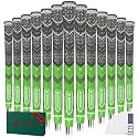 Gowolf Cross Corded Golf Grips for Men, Multi-compound Hybrid Golf Club Grips 13 Pack with Tape or Full Regripping Kit, Low Taper Design for Better Control & Non-slip Performance