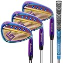 Gowolf Premium Forged Full Face Golf Wedges 50/52/54/56/58/60/69 Degree Individual or Set for Men, Right Hand Gap Wedge Sand Wedge Lob Wedge, Golf Clubs CNC Milled Face for More Spin - Great Golf Gift