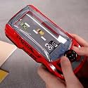 Goyal's Hand-Held Car Game Toy with Auto-Stop Crash Feature, Battery Operated Racing Puzzle Adventure Machine with Steering Wheel, Simulation Speed Car Toy for Kids (3+ Years)