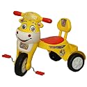 Goyal's Happy Birthday Baby Tricycle Ride-On with Music &amp; Lights (Happy Birthday, Yellow)
