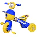 Goyal's Mr. Rambo Ride On Tricycle Foldable Rider with Music &amp; Lights 1-4 Years Blue