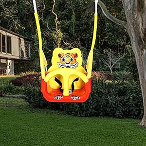 goyal39s plastic baby musical swing with 4 stages multiple age settings 9 months- 6 years- red 38 centimeters