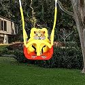Goyal's Plastic Baby Musical Swing With 4 Stages Multiple Age Settings, 9 Months- 6 Years- (Red), 38 Centimeters