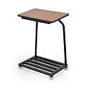 GOYALSON Office Home Inverter UPS Trolley Battery Stand Heavy Duty Fit to Every Type of Inverter Battery (Metal Inverter Stand with Wooden Top, for Single Inverter Battery)