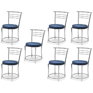 goyal steel amp furniture chairs for dining table steel chair dining chair with comfortable cushion 8 green standard
