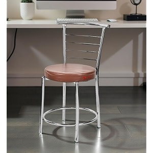 goyal steel amp furniture chairs for dining table steel chair dining chair with comfortable cushion 1 brown standard