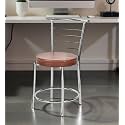 Goyal steel &amp; furniture Chairs for Dining Table, Steel Chair, Dining Chair with Comfortable Cushion (1, Brown, Standard)