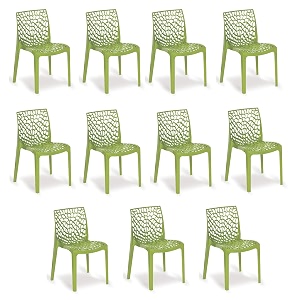 goyal steel amp furniture plastic web designer chair outdoor without arm chair jali gloss finish standard chair for home reception study office plastic chair 11 green standard