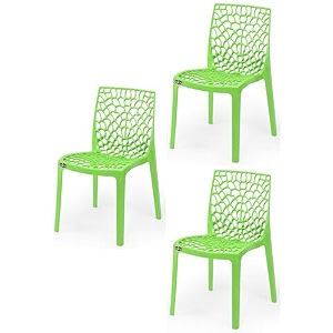 goyal steel amp furniture plastic web chair outdoor without arm chair jali gloss finish standard chair for home reception study office plastic chair 12 green standard