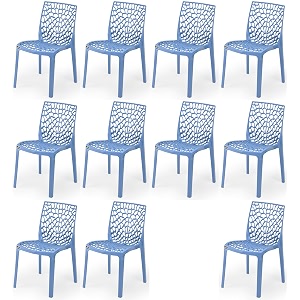 goyal steel amp furniture plastic web designer outdoor without arm chair jali gloss finish standard chair for home reception study office plastic chair 11 blue standard