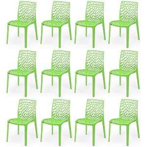 goyal steel amp furniture plastic web chair outdoor without arm chair jali gloss finish standard chair for home reception study office plastic chair 12 green standard