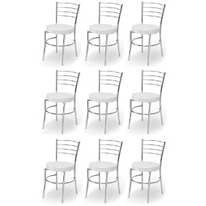 goyal steel amp furniture steel dining chair with cushion comfortable multi-purpose chair heavy duty for caf study hostel restaurant 2 grey standard
