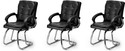 Goyal Steel & Furniture Industries Ultimate Comfort chair Visitor Cushion Chair for home office Leatherette Office Arm Chair