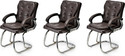 Goyal Steel & Furniture Industries Ultimate Comfort chair Visitor Cushion Chair for home office Leatherette Office Arm Chair
