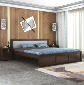 goyalinterior sheesham wood king bedwooden cotwooden bed without storage bed for bedroom solid wood king bed 20574 cm x 1905 cm 675 ft x 625 ft finish color - walnut finish delivery condition - diydo-it-yourself