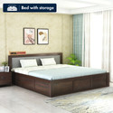 GOYALINTERIOR Sheesham Wood King Bed/Wooden Cot/Wooden Bed With Box Storage For Home Solid Wood King Box Bed, 205.74 cm x 190.5 cm (6.75 ft x 6.25 ft)