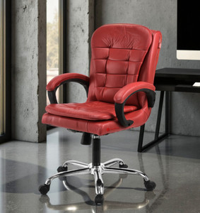 goyalson comfortable swivel office chair adjustable height  breathable mesh leatherette office adjustable arm chair red optional installation available