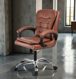 goyalson comfortable swivel office chair adjustable height  breathable mesh leatherette office adjustable arm chair