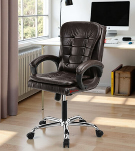 goyalson comfortable swivel office chair adjustable height  breathable mesh leatherette office adjustable arm chair