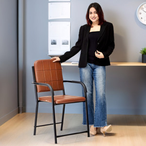 goyalson comfortable visitor chair for home office chair  computer student study chair metal dining chair