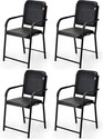 GOYALSON comfortable visitor chair for home office chair & computer/ student study chair Metal Dining Chair