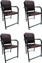 GOYALSON comfortable visitor chair for home office chair & computer/ student study chair Metal Dining Chair