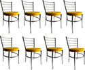 GOYALSON Dining chair for home office restaurants hotels Metal Dining Chair