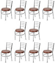 GOYALSON Dining chair for home office restaurants hotels Metal Dining Chair