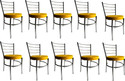 GOYALSON Dining chair for home office restaurants hotels Metal Dining Chair