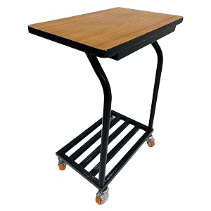 goyalson office home inverter battery ups trolley stand heavy duty wooden trolley heavy wheel single inverter battery