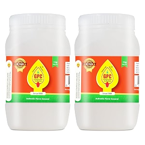 gpc compounded hing powder 1kg  pack of 2  strong asafoetida blend