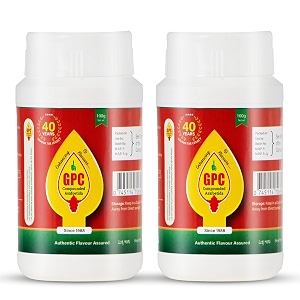 gpc compounded asafoetida powder  hing 100gm pack of 2  strong blend