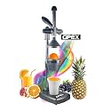 GPEX Hand Press Citrus Juicer, Manual Juice Machine for Instant Squeezer for Fruits and Vegetables - Cold Press Juicer (Grey)