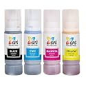 GPS Colour Your Dreams 001 Ink for Epson L3110, L3150, L3250, L3252 L3115, L3116, L3101, L3210, L3215, L3216, L3151, L3152, L3156, L5190, L4150, L14150, L6170, L6160 Printer (4 Color Set)