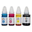 GPS Colour Your Dreams Refill Ink GI-790 for Canon Printers G1010, G2010, G2020, G3010, G3020, G4010 | High Page Yield | 4 Bottle Combo Value Pack
