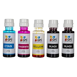 gps colour your dreams gt51 gt52 refill dye ink for hp 115 310 315 316 319 410 416 419 455 500 515 516 589 615 720 750 790 670 gt 5810 gt 5811 gt 5820 printer cmy  2 black