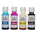 GPS Colour Your Dreams GT51 GT52 Refill Dye Ink for HP 115, 310, 315, 316, 319, 410, 415, 416, 419, 455, 515, 516, 530, 589, 615, 720, 750, 790, 670, GT 5810, GT 5811, GT 5820 Printer 4 Color Set.