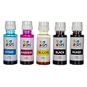 GPS Colour Your Dreams GT51 GT52 Refill Dye Ink for HP 115, 310, 315, 316, 319, 410, 416, 419, 455, 500, 515, 516, 589, 615, 720, 750, 790, 670, GT 5810, GT 5811, GT 5820 Printer (CMY + 2 Black)