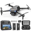 GPS Drone with 4K Camera for Adults, RC Foldable Quadcopter with 4.5” HD Screen Controller, Brushless Motor, GPS Auto Return, 60 Min Flight, 4GB SD Card, Beginner Gift, Under 249g