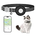 GPS Tracker for Cats, Mini GPS Cat Tracker, Smart Pet Activity Tracker, No Monthly Fee, Pet Tracker Compatible with Apple Find My(iOS Only), Anti-Lost, Finder Tag for Cars, Pets, Kids, Items, Black