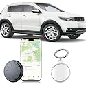 GPS Tracker for Vehicles, 1PCS Mini Hidden Vehicles Tracker with Waterproof Case, Work with Find My (iOS Only), No Monthly Fee Car Tracker