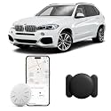 GPS Tracker for Vehicles, 1PCS Real Time Tracker Device for Vehicles, No Monthly Fee Car Tracker, Work with Find My (iOS Only), MINI Vehicle Tracker with Waterproof Case, Super Magnetic