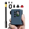 GPUTEK Mini Bike Pump Electric for Presta and Schrader Valves Bicycle Tire